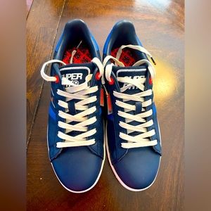 Superdry Mens size 10 vegan leather sneakers